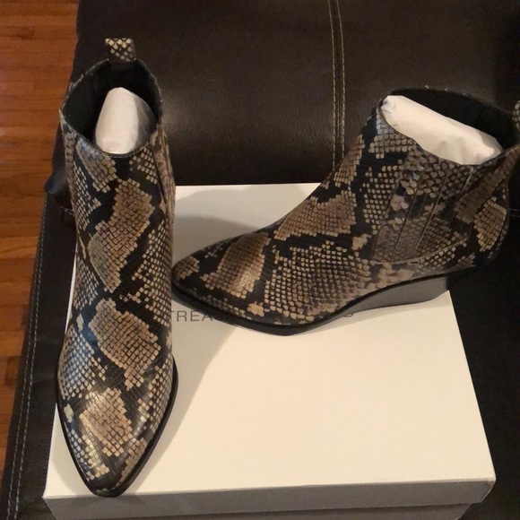 Treasure & Bond Snake Faux Leather Bootie - Picture 4 of 7